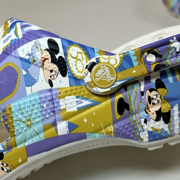 WALT DISNEY WORLD 50th Anniversary Mickey & Minnie Adult Crocs, Clogs Mens 12 main image 6